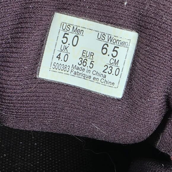 Vans UltraRange Rapidweld Womens Dark Red Burgundy Size 6.5 Running Shoes - Picture 9 of 10